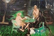 Natalia_Laluq_painting_Batmen and War Batmen (f105)